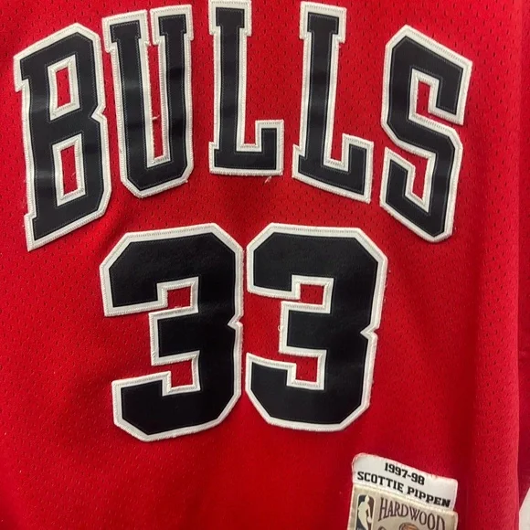 Chicago Bulls Scottie Pippen 1997 Hardwood Classics Raod Swingman Jersey - - Picture 5 of 8